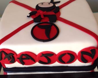 Karate cake topper | Etsy