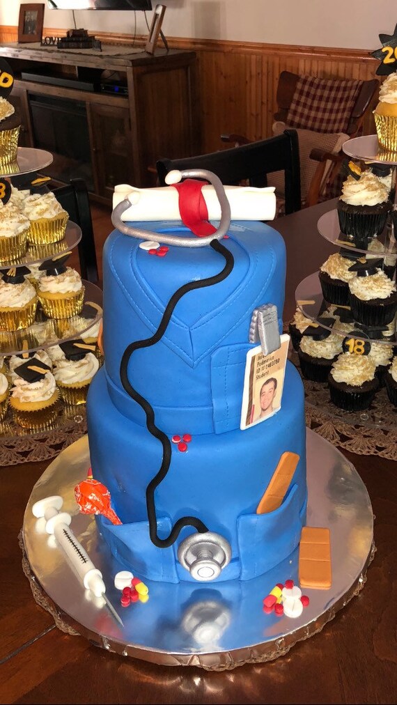 Ensemble De Topper De Gateau Dinfirmiere Ou De Docteur Etsy Canada