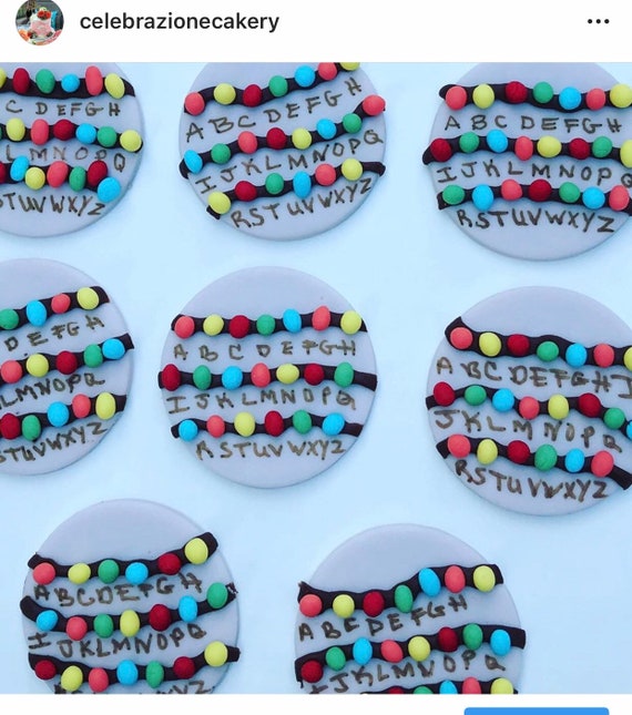 Stranger Things Inspired Cupcake Toppers | Etsy