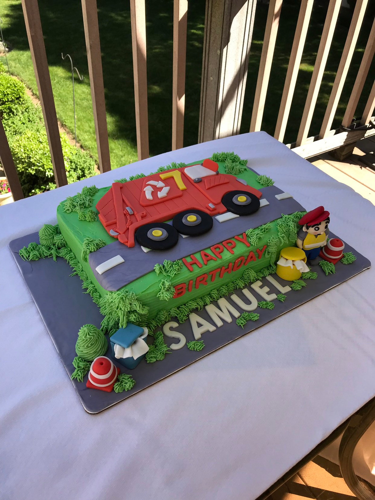 garbage truck cake topper garbage truck cake topper