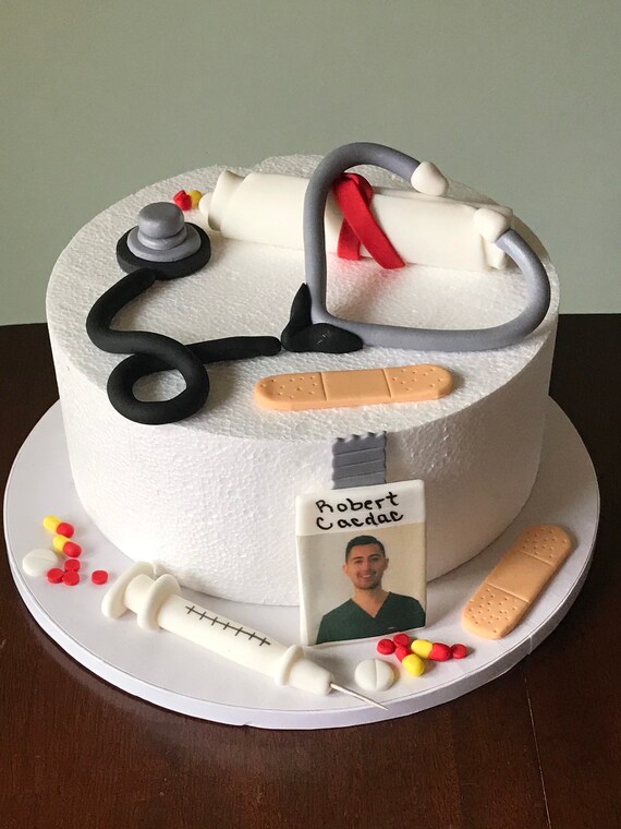Ensemble De Topper De Gateau Dinfirmiere Ou De Docteur Etsy