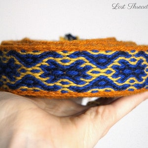 Tablet woven belt - made to order - Viking, Rus, Slavic, larp belt - medieval costume