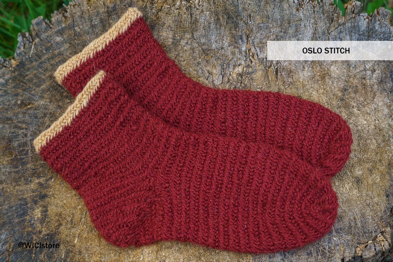 Custom order nalbinding socks, 100% natural or superwash wool, viking clothes, Norse, Anglo Saxon, Rus, Slavic, Medieval reenactment or larp Oslo Winter
