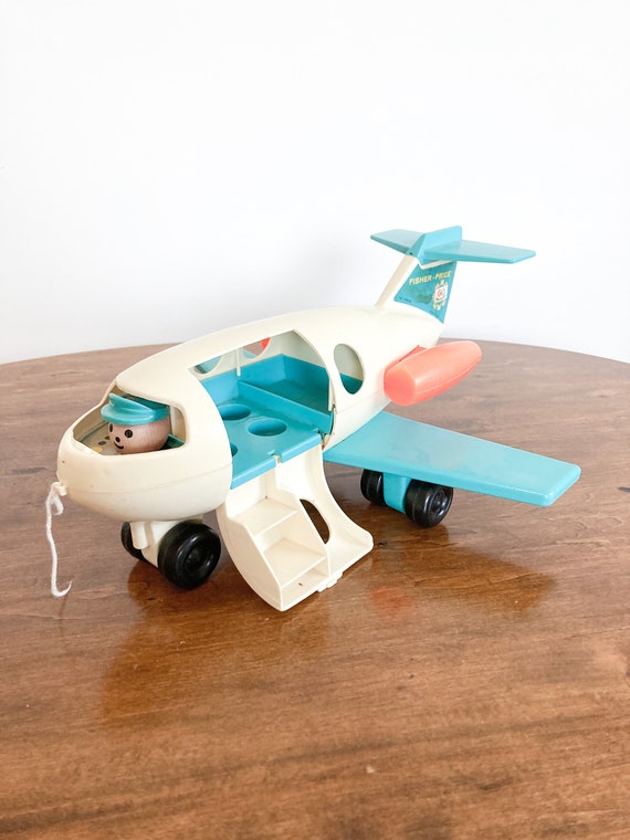 Fisher Price Airplane Vintage FP Toys 