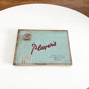 Players Cigarette Tin | Players Navy Cut Cigarette Vintage