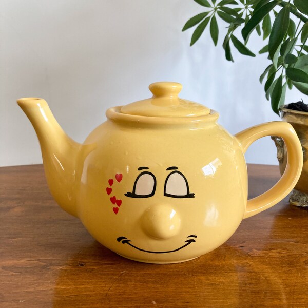 Face Teapot Etsy