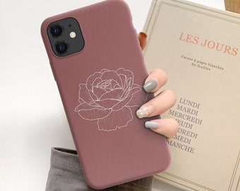 Floral Art iPhone 14 11 case iphone xr case iphone se 2 case iphone 11 pro max Se 2020 case iphone 8 plus case iphone 7 plus case c146