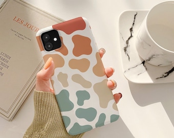 Gradient Cow Spots for Samsung S21 case for Samsung S20 fe Galaxy A52 A32 5g for Samsung S8 Plus Galaxy A60 Galaxy Note 20 ultra Galaxy mp50