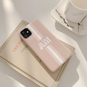 Beige Initials iPhone 14 13 12 iPhone 12 Pro iPhone 11 Pro iPhone X iPhone 8 iPhone XR iPhone 6 iPhone SE 2020 iPhone XS iPhone 7 Plus mp2