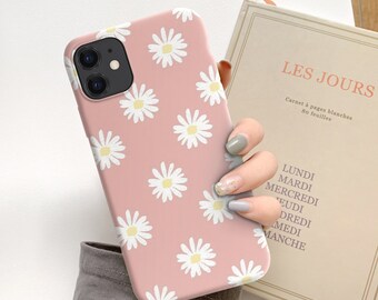 Daisies Pink iPhone 12 11 case iphone xr case iphone se 2 case iphone 11 pro max Se 2020 case iphone 8 plus case iphone 7 plus case c142