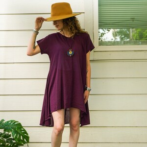 Mangosteen Raw Natural Cotton Gauze Asymmetrical Maxi Dress, Boho Dress, Cotton Dress, Boho Clothing