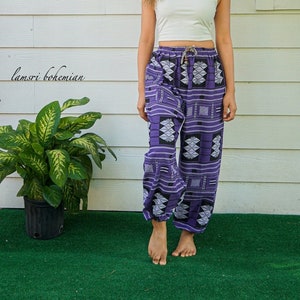 Purple Cotton Pants, Hippie Pants, Winter Pants, Winter Clothing, Boho Pants, Festival Pants, Hippie Clothing, Boho Clothing