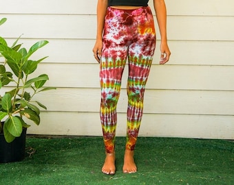 Tie Dye Leggings, Tie Dye Pants, Yoga Leggings, Leggings for Women, Hippie Pants, Tie Dye Clothing, Hippie Clothes