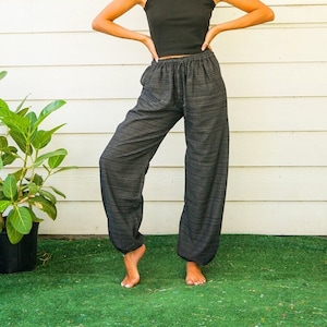 Cotton Pants, Hippie Pants, Boho Pants, Elastic Cotton Pants, Cotton Clothing