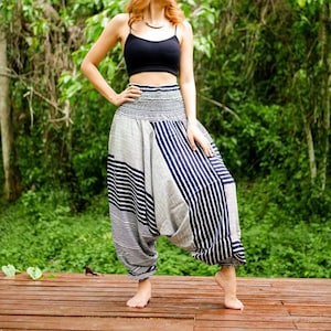 Striped Hippie Pants, Harem Pants, Aladdin Pants, Lounge Hippie Pants, Boho Pants, Festival Pants, Festival Clothing