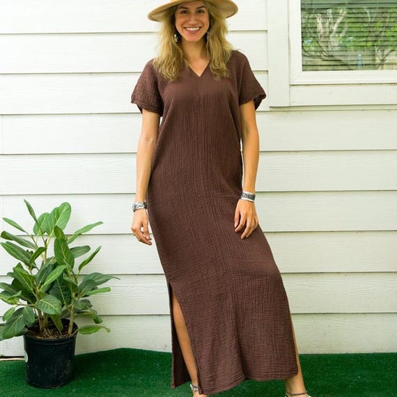 fitted lace wedding dress Brown Square Neck Fitted Long Sleeve Maternity Maxi Dress – PinkBlush