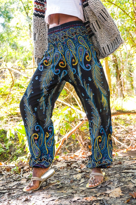 Boho Harem Pants, Lounge Pants, Yoga Pants, Hippie Trouser