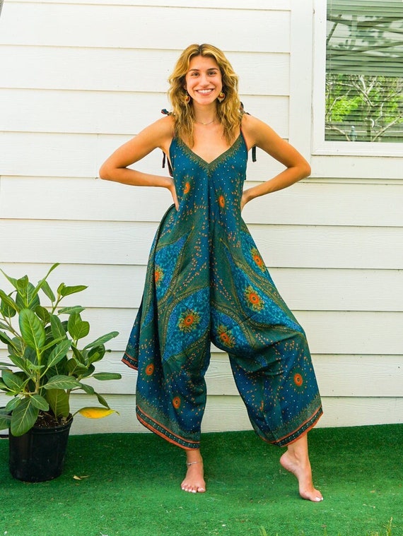 Peacocks teal sale jumpsuit