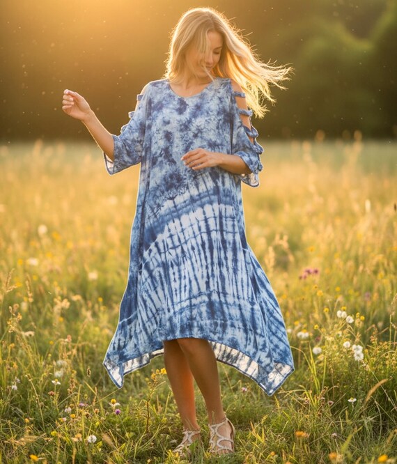 Coastal Breeze | Hand Dyed Kaftan Dress, Loose Fit Tie Dye Dress, Beach  Dress, Tie Dye Clothing, Beach Wear, Tye Dye Poncho - Etsy UK