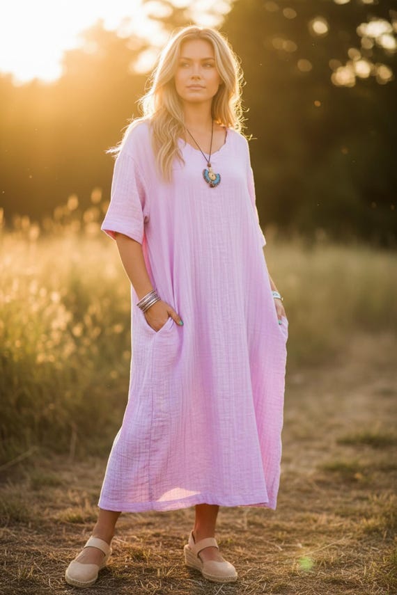 white christmas dresses BACKORDER Gauze Ruffle Midi Dress- Lavender – Nursing Queen main image 0