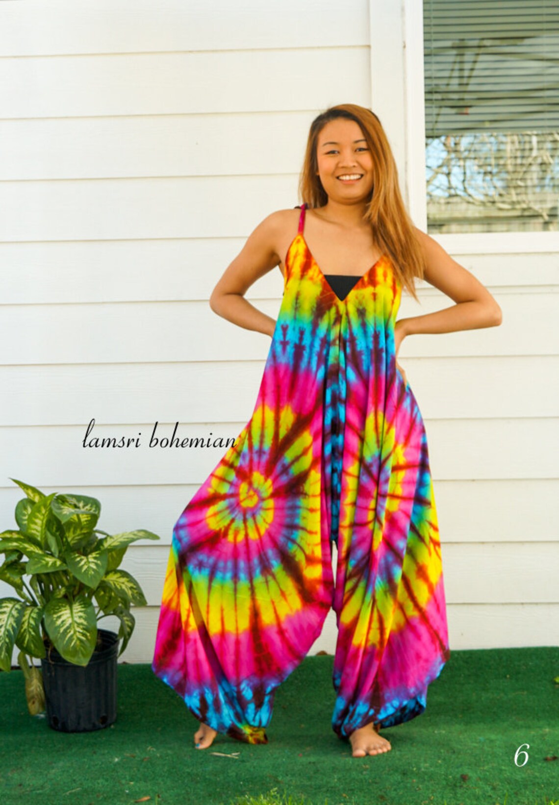 Hand Dyed Hippie Jumpsuits Rompers Pants Hippie Overalls Etsy