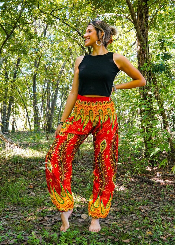 Boho Pants, Harem Pants, Hippie Pants, Yoga Pants, Lounge Pants