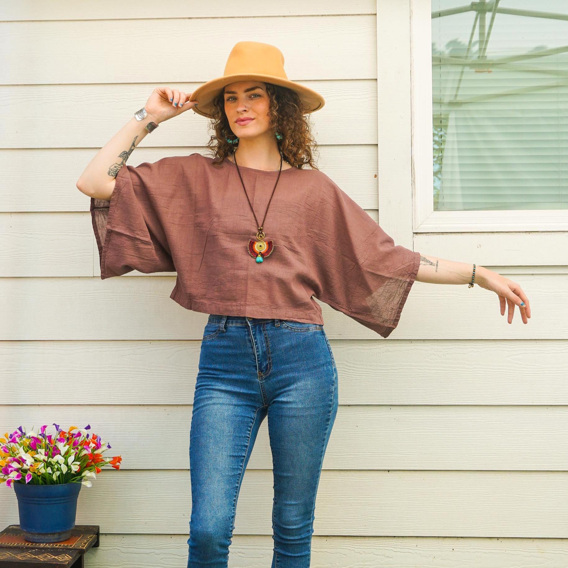 Pua Crop Top Natural