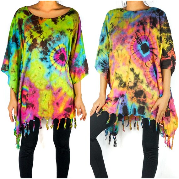 tie dye dress hippie