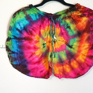 Tie Dye Shorts, Hippie Shorts, Rayon Shorts, Comfy Shorts, Festival Shorts, Festival Clothing, Summer Clothing 2