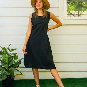 Natur Baumwolle Wickelkleid mit Taschen / Bio Baumwolle Kleid / Boho Kleidung / Boho Kleid