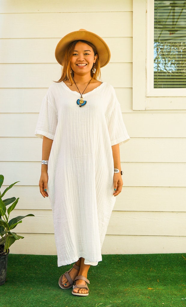 gauze cotton dress UNTUCKit | Short-Sleeve Avery Runs true to size Sand Gauze Button Down Shirt