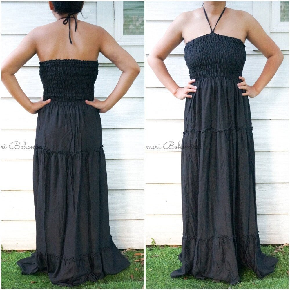 boho bandeau dress