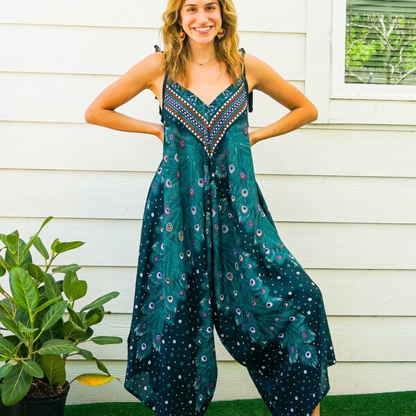 Hippie Jumpsuit Etsy
