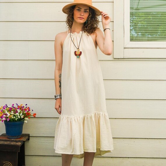 layered ruffle dress midi Endless Rose