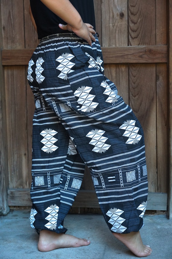 Pantalones hippies Pantalones hippies Mujeres Pantalones | Etsy España