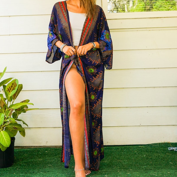 Beach Cover up Kimono Etsy