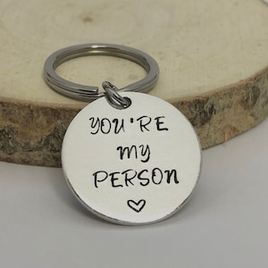 You're my person keychain, Greys Anatomy Inspired,Best Friend,Greys quotes,Gift for Her,Greys gift,Gift For Him,Birthday gift,Christmas gift