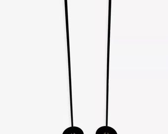 Paire de lampadaires modèle "206863" , Pierre Disderot pour Verre et Lumière, France, 1980