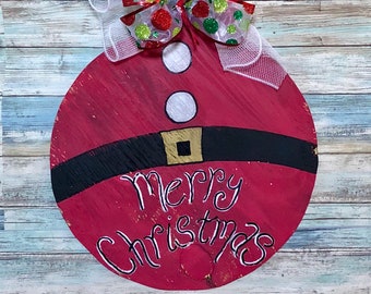 Christmas door decor  Etsy
