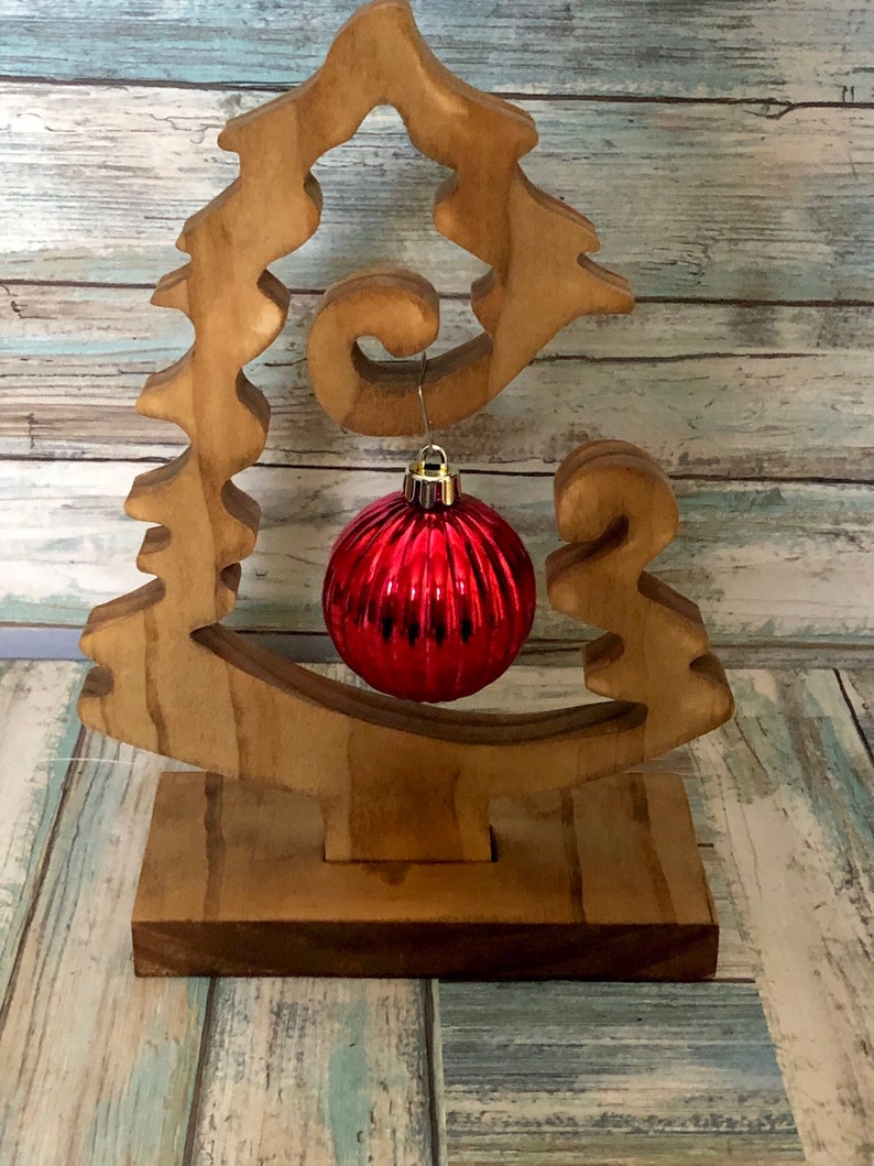 Wooden Christmas Tree Ornament Holder Ornament Display Stand  Etsy
