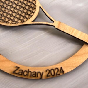 Tennis Christmas Ornament-personalized Tennis Player Ornament-sports ...