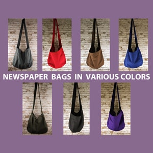 Canvas Newspaper Delivery Bag - Etsy