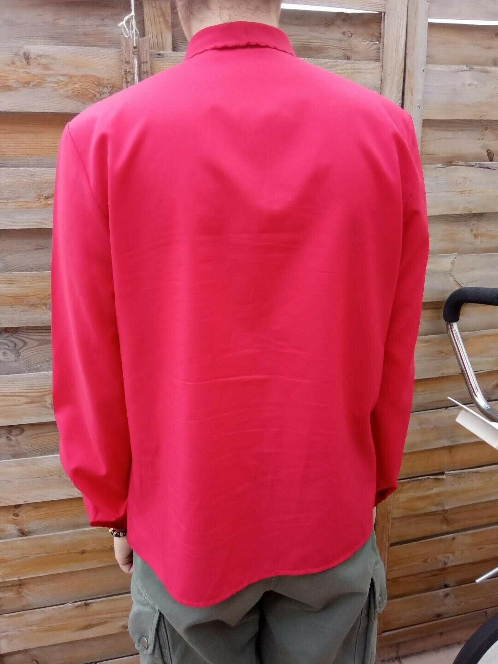 red shirt and tie set