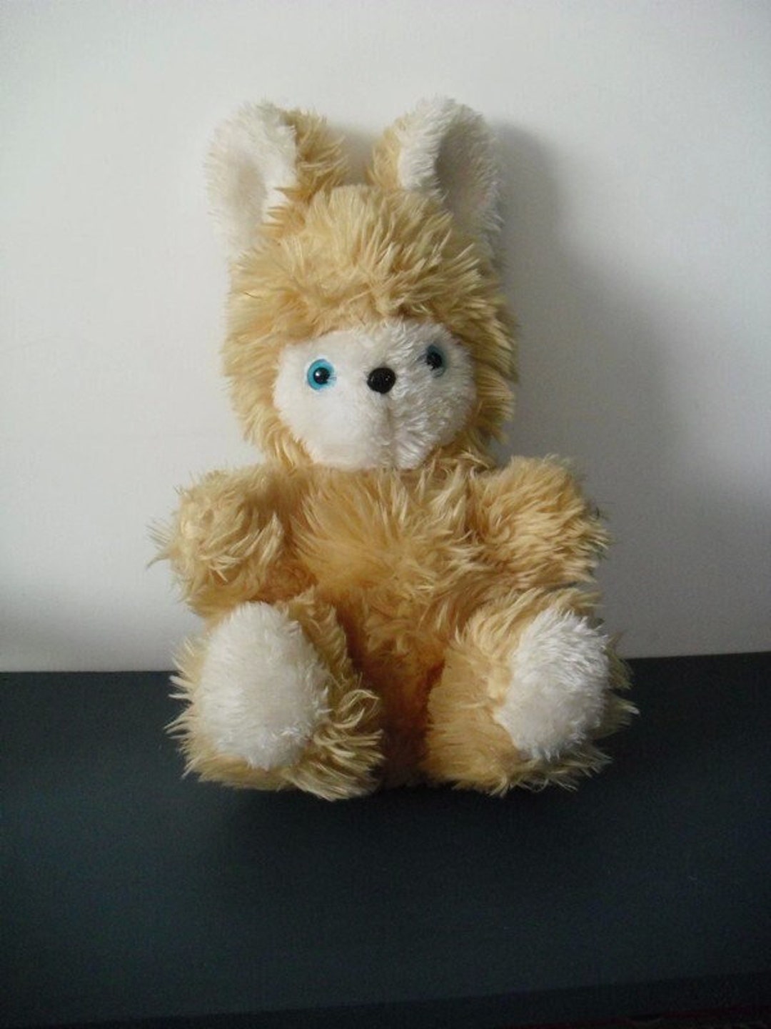 Plush Rabbit Sitting Helen Made in France Cuddly Rabbit or Brown and ...