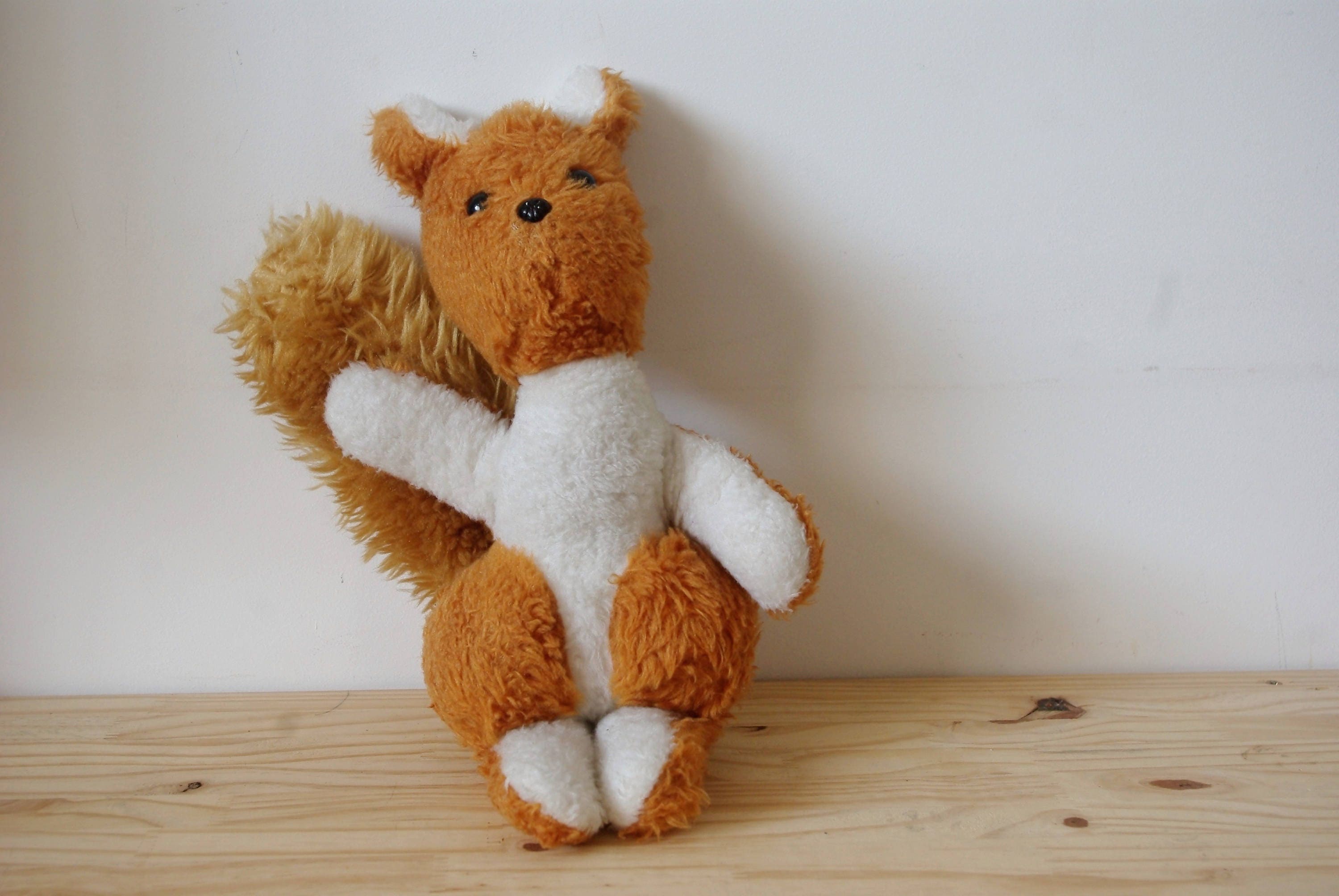 large stuffed squirrel