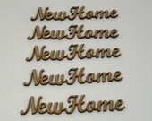 New Home Wording, New Home gift idea, New Home wooden craft letters