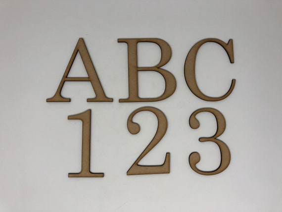 Letters Number or Blank 20mm size tiles in MDF similar to Scrabble © style