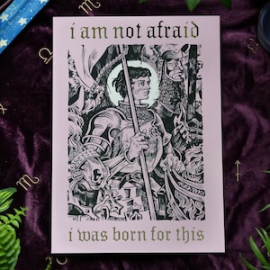 Joan of Arc Foiled Print