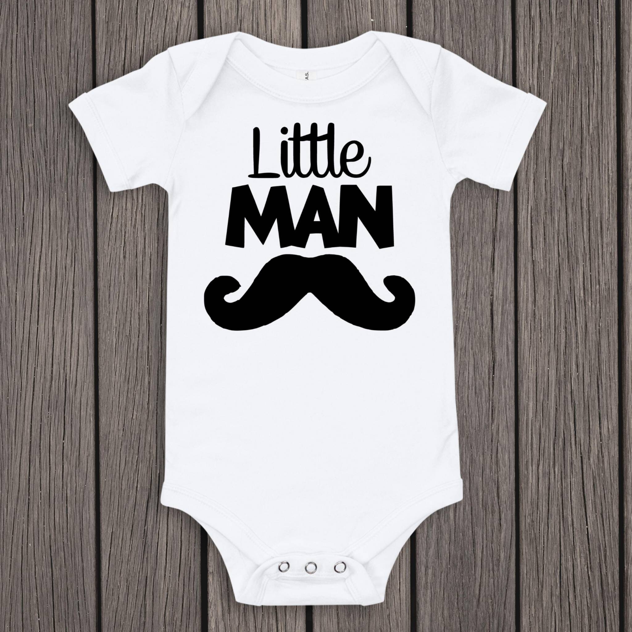mustache onesie