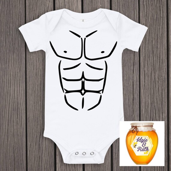 SixPack Baby Onesie® Abs Onesie® Fitness Baby Onesie® Etsy